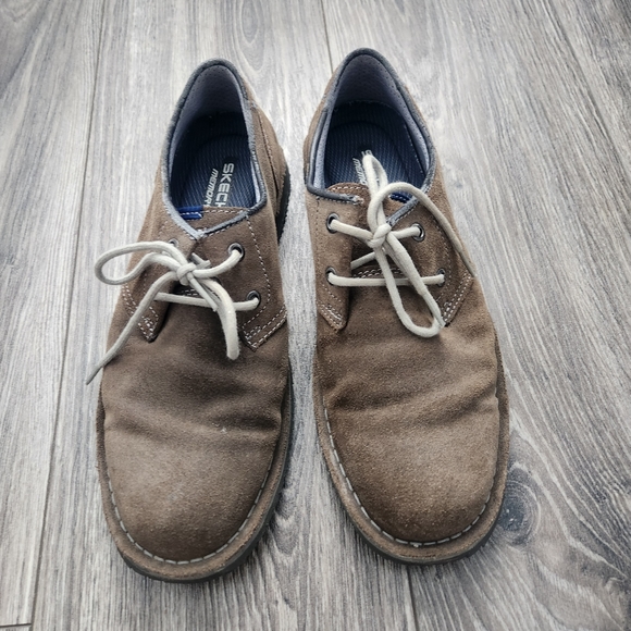 Skechers Mens Memory Foam Oxford Shoes 9.5 - Picture 2 of 12